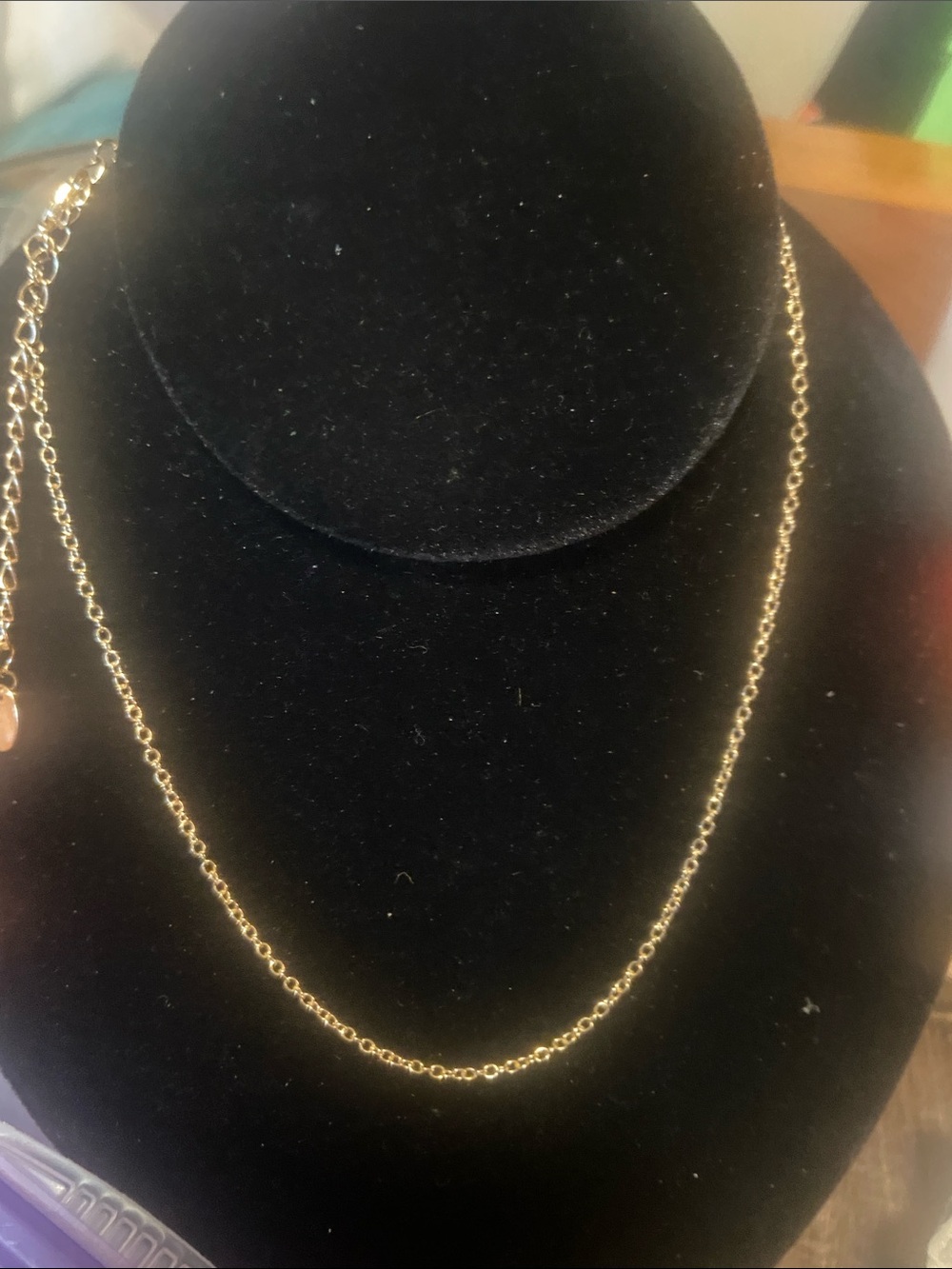 Claire's Delicate Gold Link Necklace
